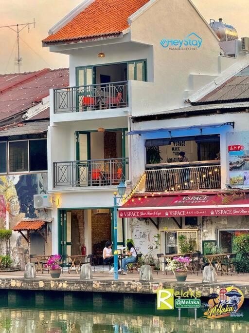 Heritage House 16Pax Riverview 3 Mins Walkjonker Villa Malacca Exterior foto