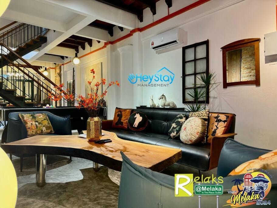 Heritage House 16Pax Riverview 3 Mins Walkjonker Villa Malacca Exterior foto